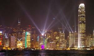 Noční Hong Kong